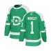 Men Dallas Stars #1 Gump Worsley Authentic Green 2020 Winter Classic Hockey Stitched Jersey