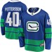 Men Vancouver Canucks #40 Elias Pettersson Fanatics Branded Royal 2019-20 Alternate Premier Breakaway Player Jersey