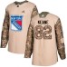 Men Adidas New York Rangers #82 Joey Keane Authentic Camo Veterans Day Practice NHL Jersey