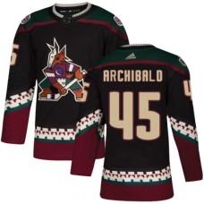 Men Adidas Arizona Coyotes #45 Josh Archibald Premier Black Alternate NHL Jersey