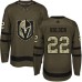 Men Adidas Vegas Golden Knights #22 Nick Holden Authentic Green Salute to Service NHL Jersey