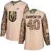 Men Adidas Vegas Golden Knights #40 Ryan Carpenter Authentic Camo Veterans Day Practice NHL Jersey