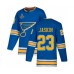 Men St. Louis Blues #23 Dmitrij Jaskin Authentic Navy Blue Alternate 2019 Stanley Cup Champions Hockey Jersey