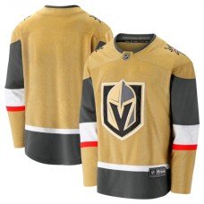 Men Vegas Golden Knights Fanatics Branded Gold 2020-21 Alternate Premier Break away Stitched Jersey