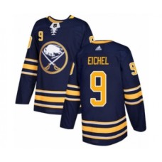 Men Adidas Buffalo Sabres #9 Jack Eichel Premier Navy Blue Home NHL Jersey