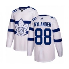 Men Toronto Maple Leafs #88 William Nylander Authentic White 2018 Stadium Series Hockey Stitched Jersey