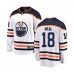 Men Edmonton Oilers #18 James Neal Authentic White Away Fanatics Branded Breakaway Hockey Stitched Jersey