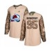 Men Colorado Avalanche #95 Andre Burakovsky Authentic Camo Veterans Day Practice Hockey Stitched Jersey