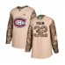 Men Montreal Canadiens #32 Christian Folin Authentic Camo Veterans Day Practice Hockey Stitched Jersey