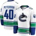 Men Vancouver Canucks #40 Elias Pettersson Fanatics Branded White 2019-20 Away Premier Breakaway Player Jersey