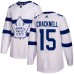 Men Adidas Toronto Maple Leafs #15 Adam Cracknell Authentic White 2018 Stadium Series NHL Jersey