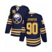 Men Buffalo Sabres #90 Marcus Johansson Authentic Navy Blue Home Hockey Stitched Jersey