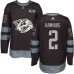 Men Adidas Nashville Predators #2 Dan Hamhuis Authentic Black 1917-2017 100th Anniversary NHL Jersey