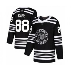 Men Chicago Blackhawks #88 Patrick Kane Authentic Black Alternate Hockey Stitched Jersey