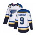 Men St. Louis Blues #9 Doug Gilmour Authentic White Away 2019 Stanley Cup Champions Hockey Jersey