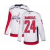 Men Washington Capitals #24 Connor McMichael Authentic White Away Hockey Stitched Jersey