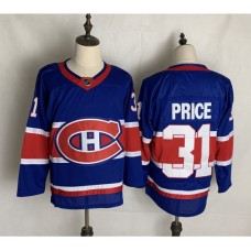 Men Montreal Canadiens #31 Carey Price Blue 2020-21 Special Edition Replica Player Stitched Jersey