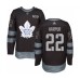 Men Toronto Maple Leafs #22 Ben Harpur Authentic Black 1917-2017 100th Anniversary Hockey Stitched Jersey