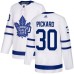 Men Adidas Toronto Maple Leafs #30 Calvin Pickard Authentic White Away NHL Jersey