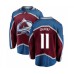 Men Colorado Avalanche #11 Matt Calvert Authentic Maroon Home Fanatics Branded Breakaway NHL Jersey