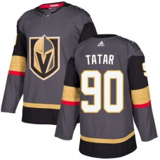 Men Adidas Vegas Golden Knights #90 Tomas Tatar Authentic Gray Home NHL Jersey