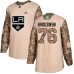 Men Adidas Los Angeles Kings #76 Jonny Brodzinski Authentic Camo Veterans Day Practice NHL Jersey