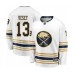 Men Buffalo Sabres #13 Jimmy Vesey Fanatics Branded White 50th Season Breakaway Hockey Stitched Jersey