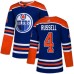 Men Adidas Edmonton Oilers #4 Kris Russell Premier Royal Blue Alternate NHL Jersey