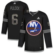 Men Adidas New York Islanders #6 Ryan Pulock Black Authentic Classic Stitched NHL Jersey