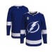 Men Tampa Bay Lightning Blank 2022 Blue Stanley Cup Final Patch Stitched Jersey