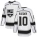 Men Adidas Los Angeles Kings #10 Tobias Rieder Authentic White Away NHL Jersey