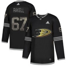 Men Adidas Anaheim Ducks #67 Rickard Rakell Black Authentic Classic Stitched NHL Jersey