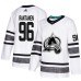 Men Adidas Colorado Avalanche #96 Mikko Rantanen White 2019 All-Star Game Parley Authentic Stitched NHL Jersey