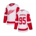 Men Detroit Red Wings #95 Albert Johansson Authentic White Away Hockey Stitched Jersey