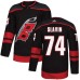 Men Adidas Carolina Hurricanes #74 Jaccob Slavin Authentic Black Alternate NHL Jersey