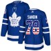 Men Adidas Toronto Maple Leafs #78 Rasmus Sandin Authentic Royal Blue USA Flag Fashion NHL Jersey