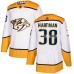 Men Adidas Nashville Predators #38 Ryan Hartman Authentic White Away NHL Jersey