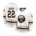 Men Buffalo Sabres #22 Johan Larsson Fanatics Branded White 50th Season Breakaway Hockey Stitched Jersey