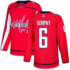 Men Adidas Washington Capitals #6 Michal Kempny Premier Red Home NHL Jersey