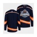 Men New York Islanders Blank 2022 Navy Reverse Retro 2.0 Stitched Jersey