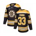 Men Boston Bruins #33 Zdeno Chara Authentic Black Home 2019 Stanley Cup Final Bound Hockey Jersey