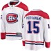 Men Montreal Canadiens #15 Jesperi Kotkaniemi Authentic White Away Fanatics Branded Breakaway NHL Jersey