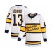 Men Nashville Predators #13 Nick Bonino Authentic White 2020 Winter Classic Hockey Stitched Jersey