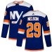 Men Adidas New York Islanders #29 Brock Nelson Premier Blue Alternate NHL Jersey