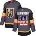 Men Adidas Vegas Golden Knights #40 Ryan Carpenter Authentic Gray USA Flag Fashion NHL Jersey