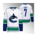 Men Vancouver Canucks #7 Carson Soucy White Stitched Jersey