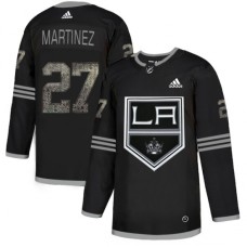 Men Adidas Los Angeles Kings #27 Alec Martinez Black Authentic Classic Stitched NHL Jersey