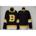 Men Adidas Boston Bruins Blank Black Throwback Authentic Stitched Hockey Jersey