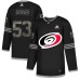 Men Adidas Carolina Hurricanes #53 Jeff Skinner Black Authentic Classic Stitched NHL Jersey