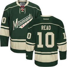 Men Reebok Minnesota Wild #10 Matt Read Premier Green Third NHL Jersey